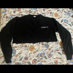 John Galt/Brandy Melville cropped California sweatshirt